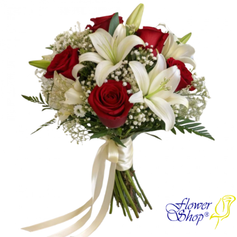 Ramo 6 Rosas y Liliums