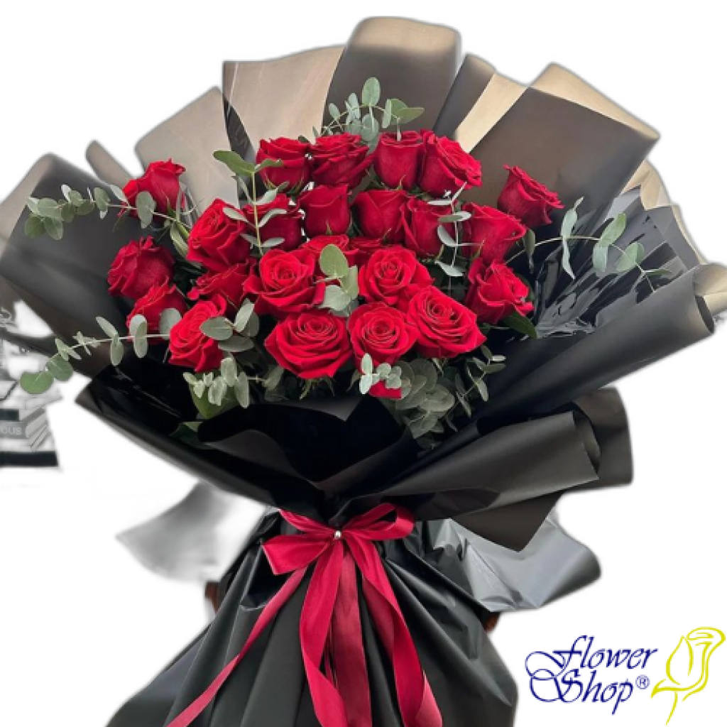 Fino Bouquet de 24 rosas